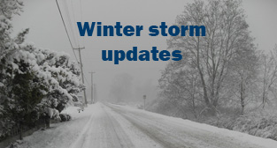 Winter storm update graphic